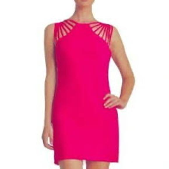 Dress the Population Hot Pink Strappy Dress Women’s size Small NWT Barbiecore - Picture 1 of 8